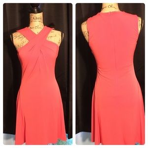 Sangria Cross Neck Dress by Michael Kors